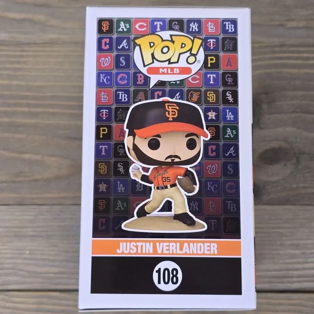 Funko Pop! MLB: San Francisco Giants - Justin Verlander #108 - In Protector